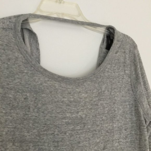 Myla Draped Open-Back Sweater Dress, Gray BCBG - Picture 6 of 8